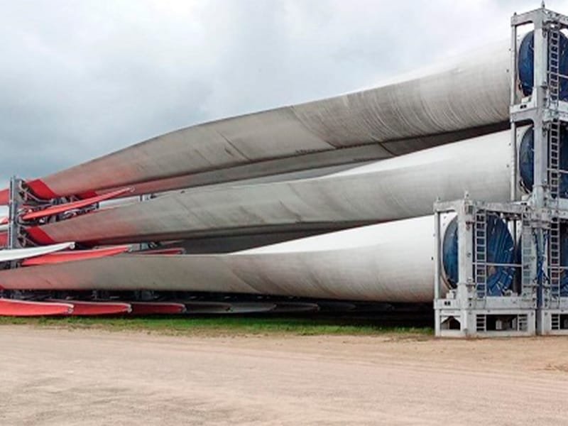 Subastan 90 aerogeneradores Vestas nuevos