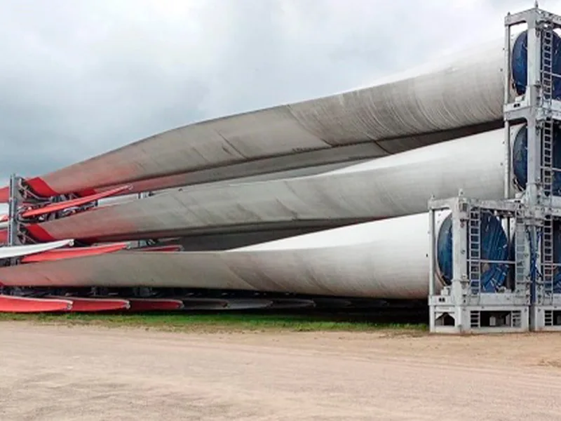 Subastan 90 aerogeneradores Vestas nuevos